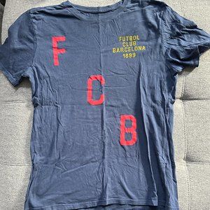 NIKE FCB Large Barcelona Tshirt Futbol Football Soccer